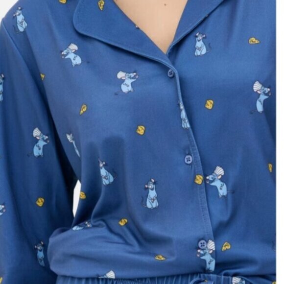 Disney Ratatouille Blue Women's Pajama Set XL NWT - Picture 3 of 10
